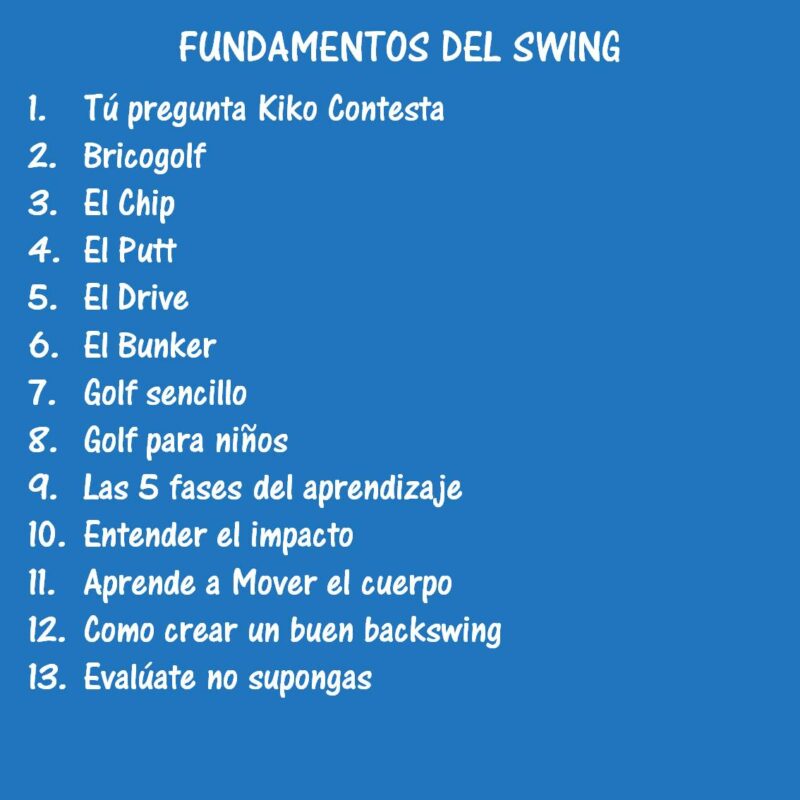 Fundamentos del Swing